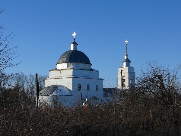 Церковь с. Василёвка в честь Казанской иконы Божьей Матери, построена в 1832г
